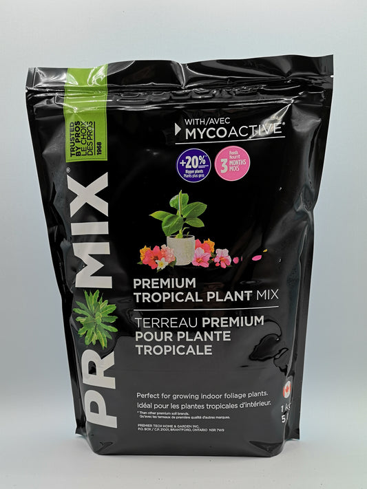 Premium soil for tropical plants